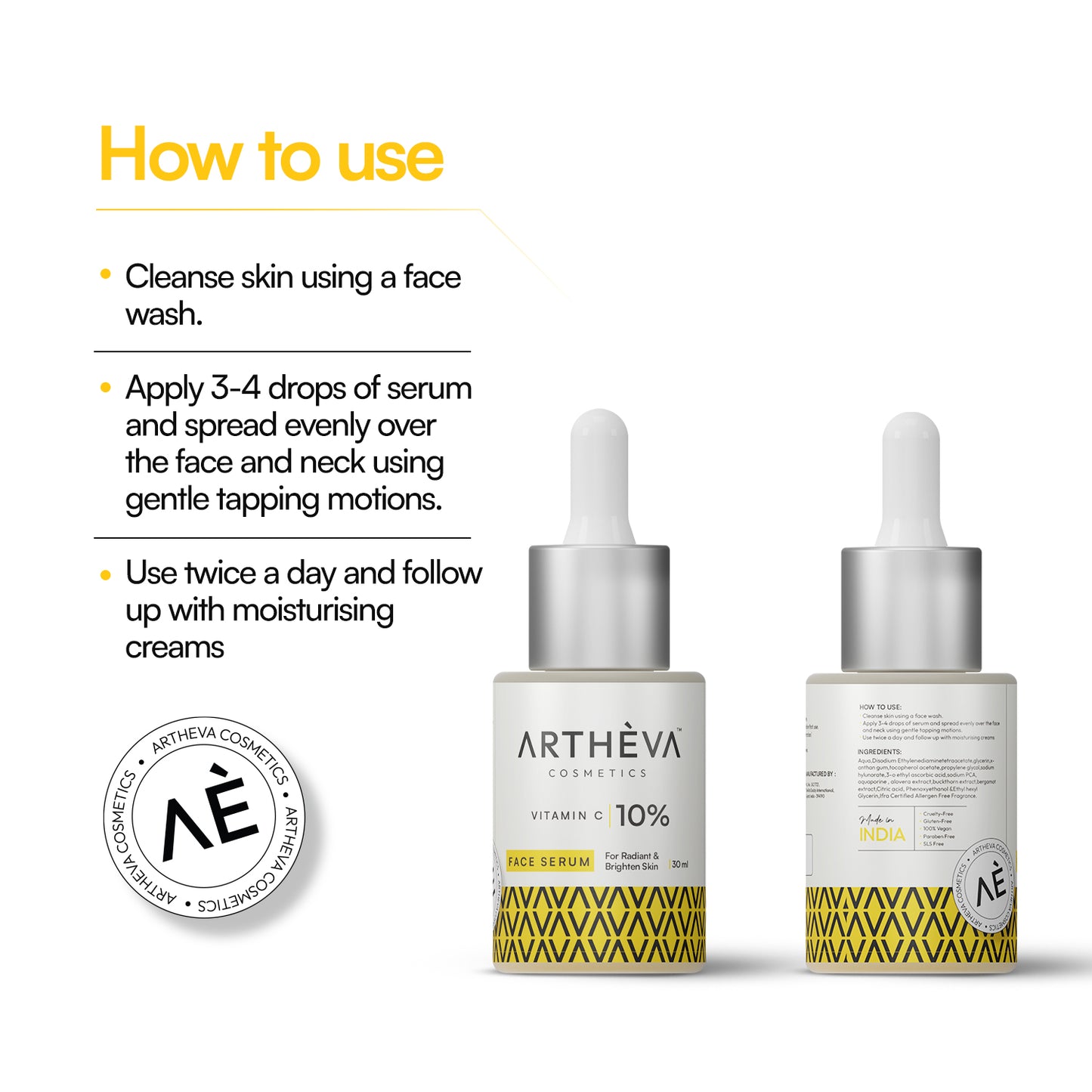 Artheva's  Brightening Vitamin C Face Serum