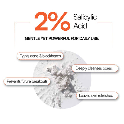 Artheva's  2% Salicylic Acid Face Wash For Oily Skin