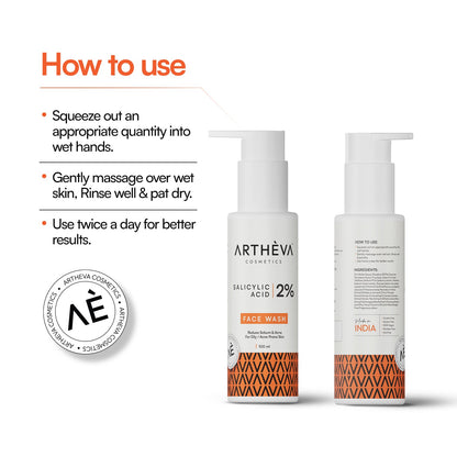 Artheva's  2% Salicylic Acid Face Wash For Oily Skin